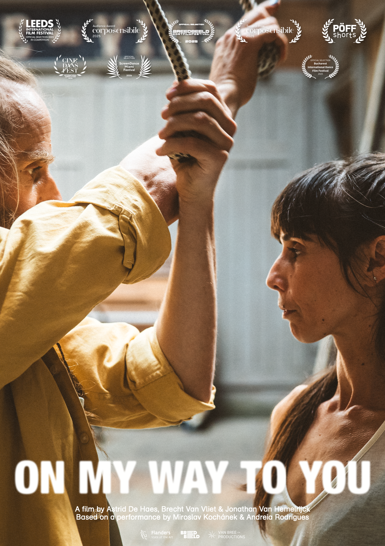 On my way to you poster